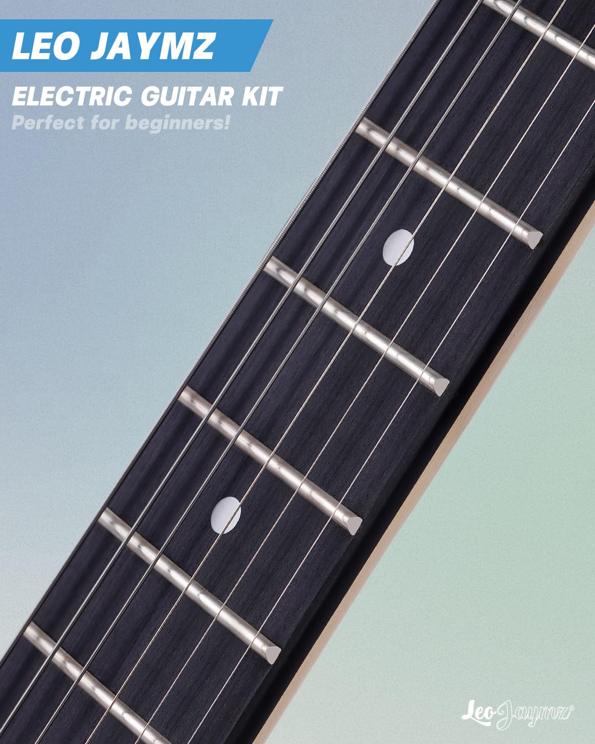 Leo Jaymz 39 Inch Full Size Electric Guitar Kit Electric Guitar
